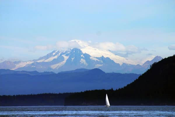 Sailing Under A Mountain